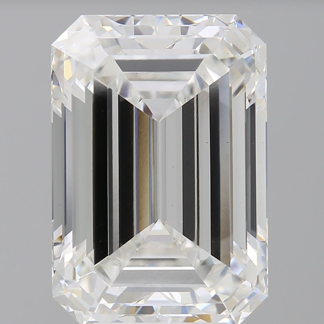 7.03 ct. emerald Lab Grown Diamond front image