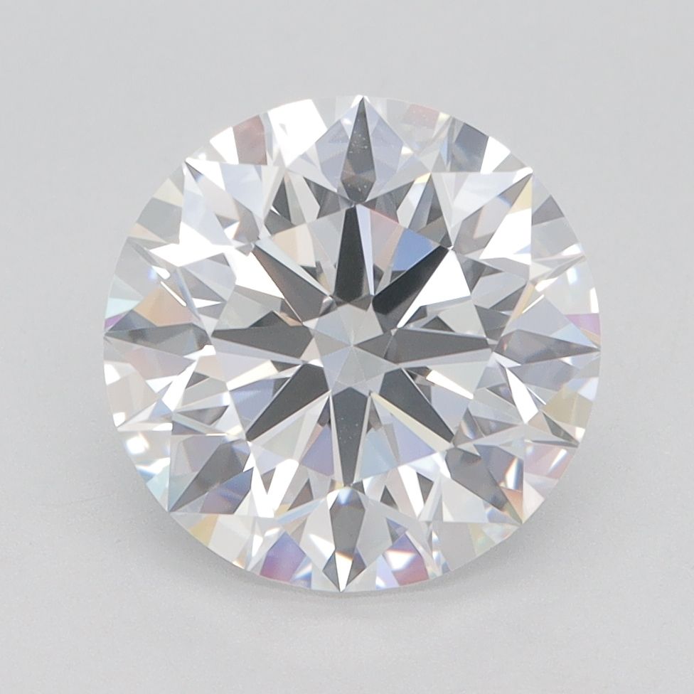 Diamant Rond 4.04 ct - Couleur D - Pureté VVS2