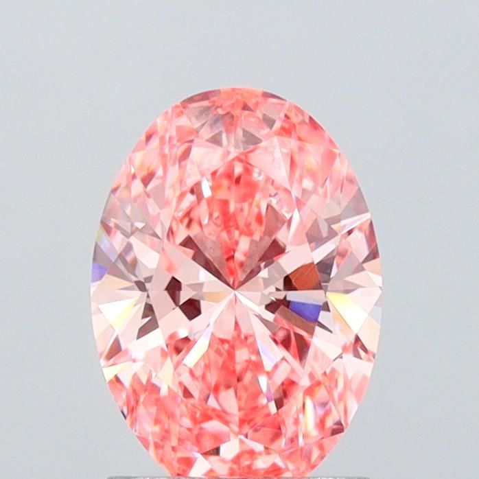 1.51 CT Fancy Vivid Pink OVAL