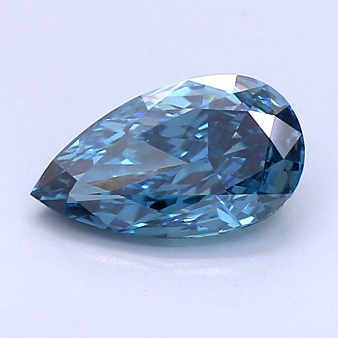 1.05 CT Fancy Intense Blue PEAR
