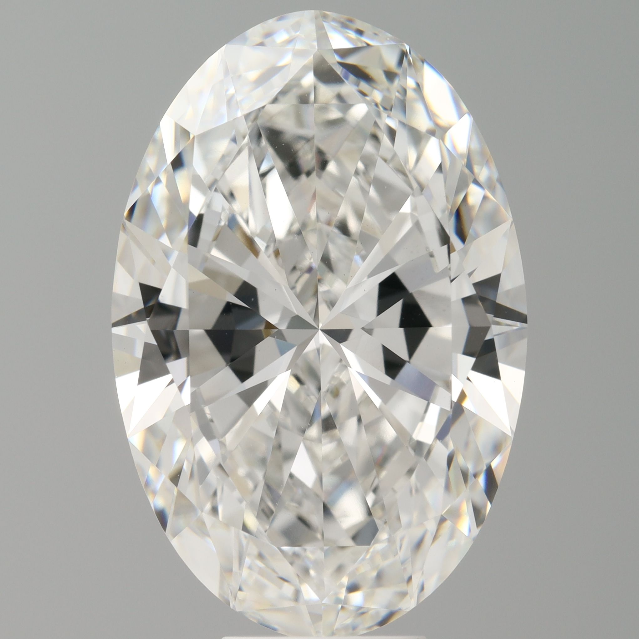 9.58 ct. oval Lab Grown Diamond front image