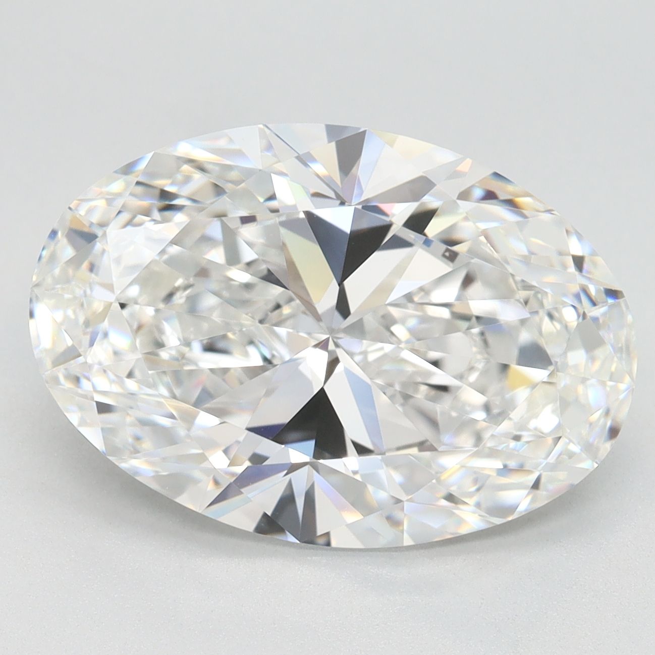 5.30 ct. oval Lab Grown Diamond front image