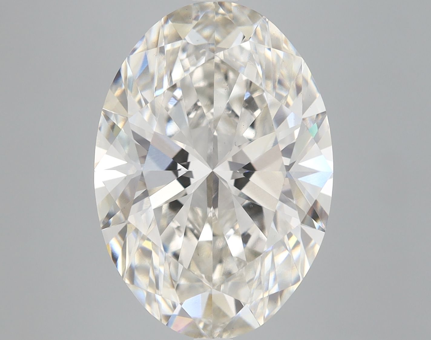 7.40 ct. oval Lab Grown Diamond front image