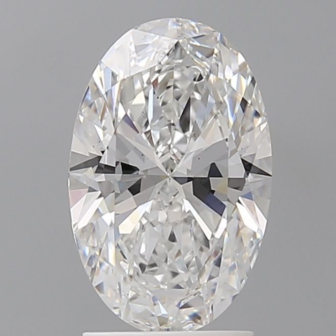 2.10 ct. oval Lab Grown Diamond front image