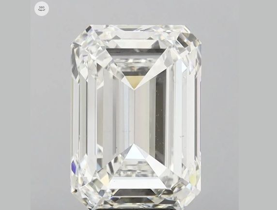 9.04 ct. emerald Lab Grown Diamond front image