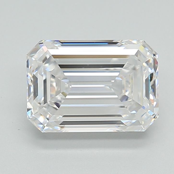 Diamant Émeraude 3.54 ct - Couleur D - Pureté VVS1