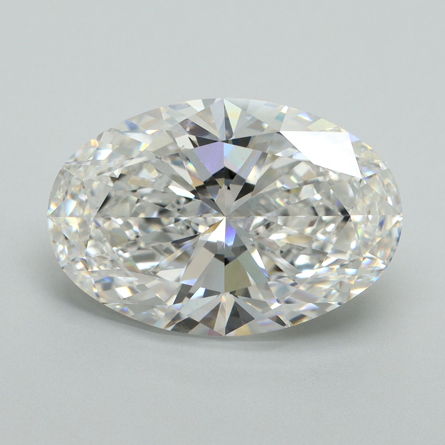 7.10 ct. oval Lab Grown Diamond front image