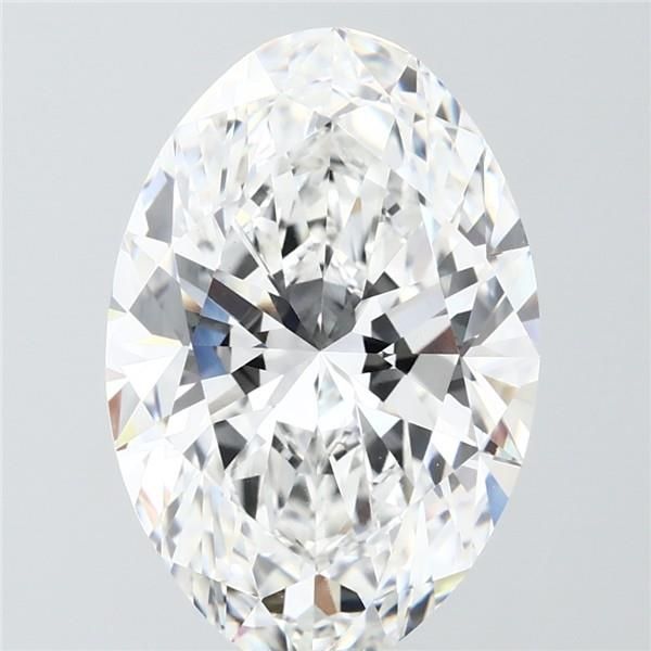 6.06 ct. oval Lab Grown Diamond front image