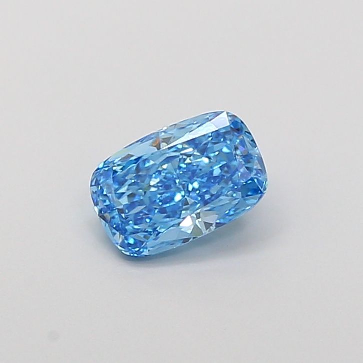 1.02 CT Fancy Vivid Blue CUSHION MODIFIED