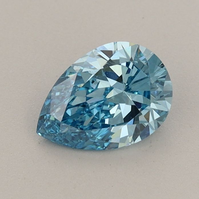 0.62 CT Fancy Vivid Blue PEAR