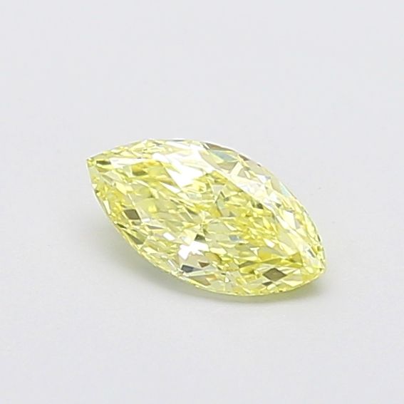 0.52 CT Fancy Yellow MARQUISE