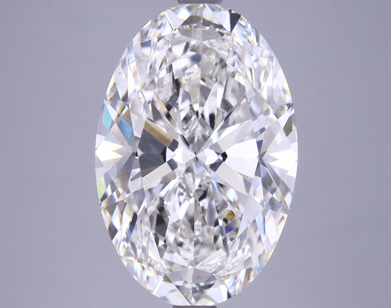 5.38 ct. oval Lab Grown Diamond front image