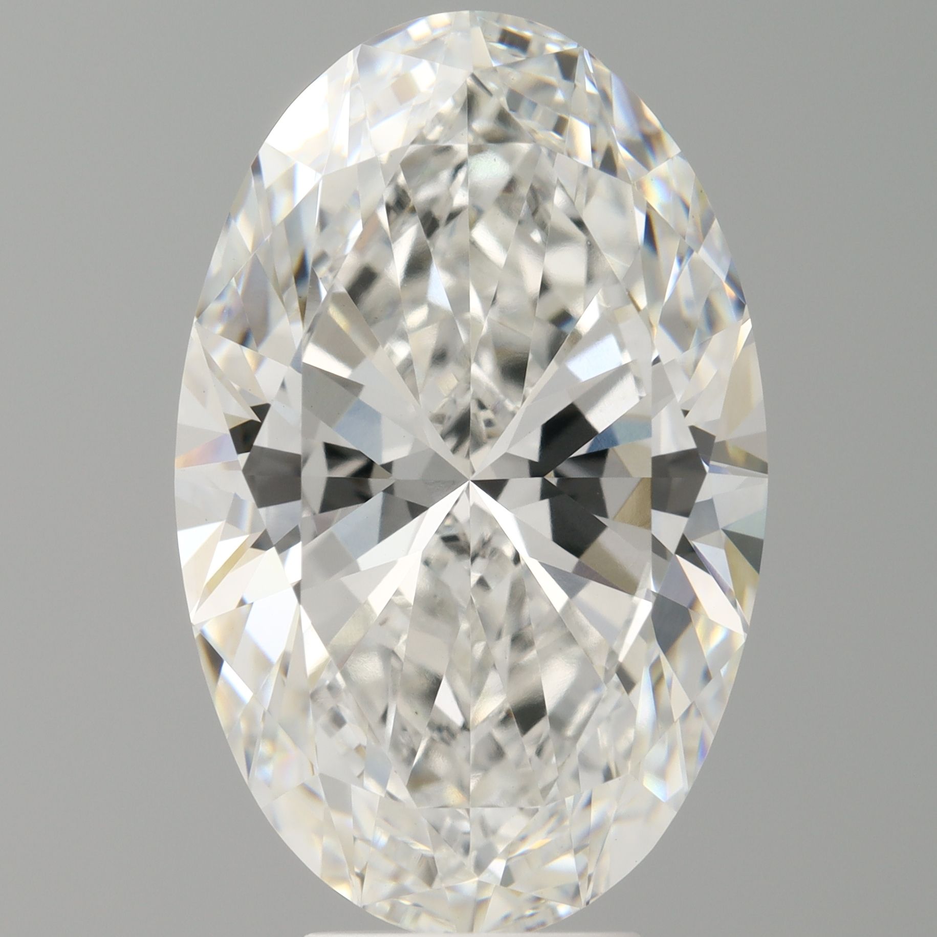 7.07 ct. oval Lab Grown Diamond front image