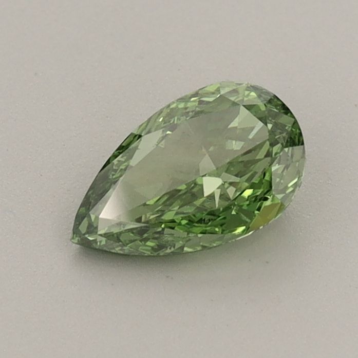 0.53 CT Fancy Vivid Green PEAR