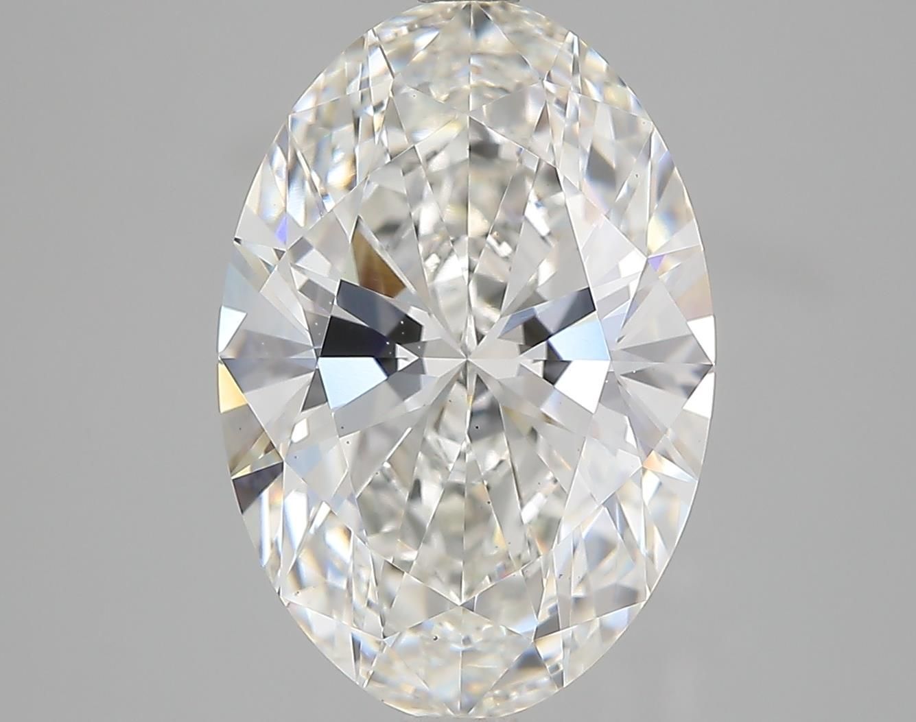 4.42 ct. oval Lab Grown Diamond front image