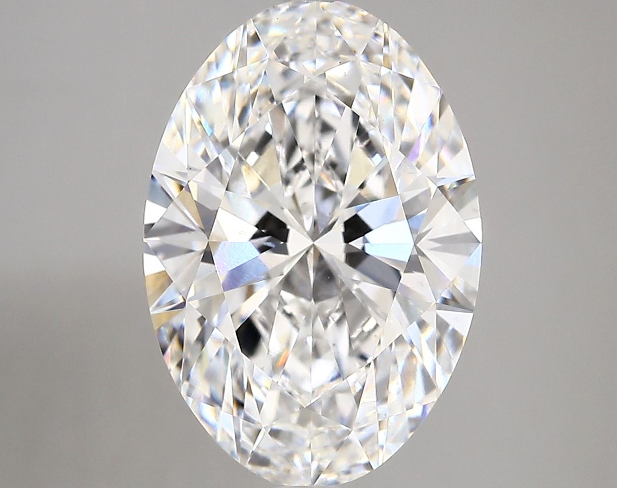 5.00 ct. oval Lab Grown Diamond front image