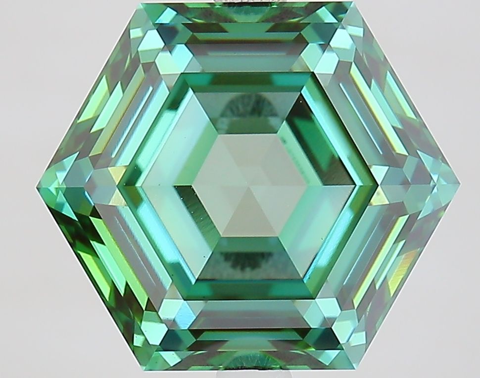 6.3 ct lab-grown Hexagonal Diamond