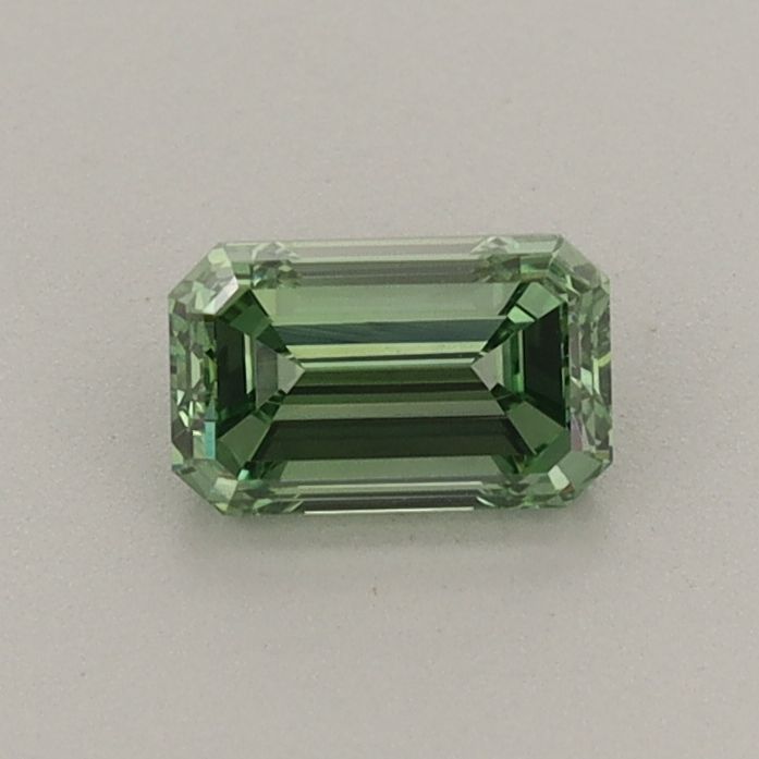 0.54 CT Fancy Vivid Green EMERALD