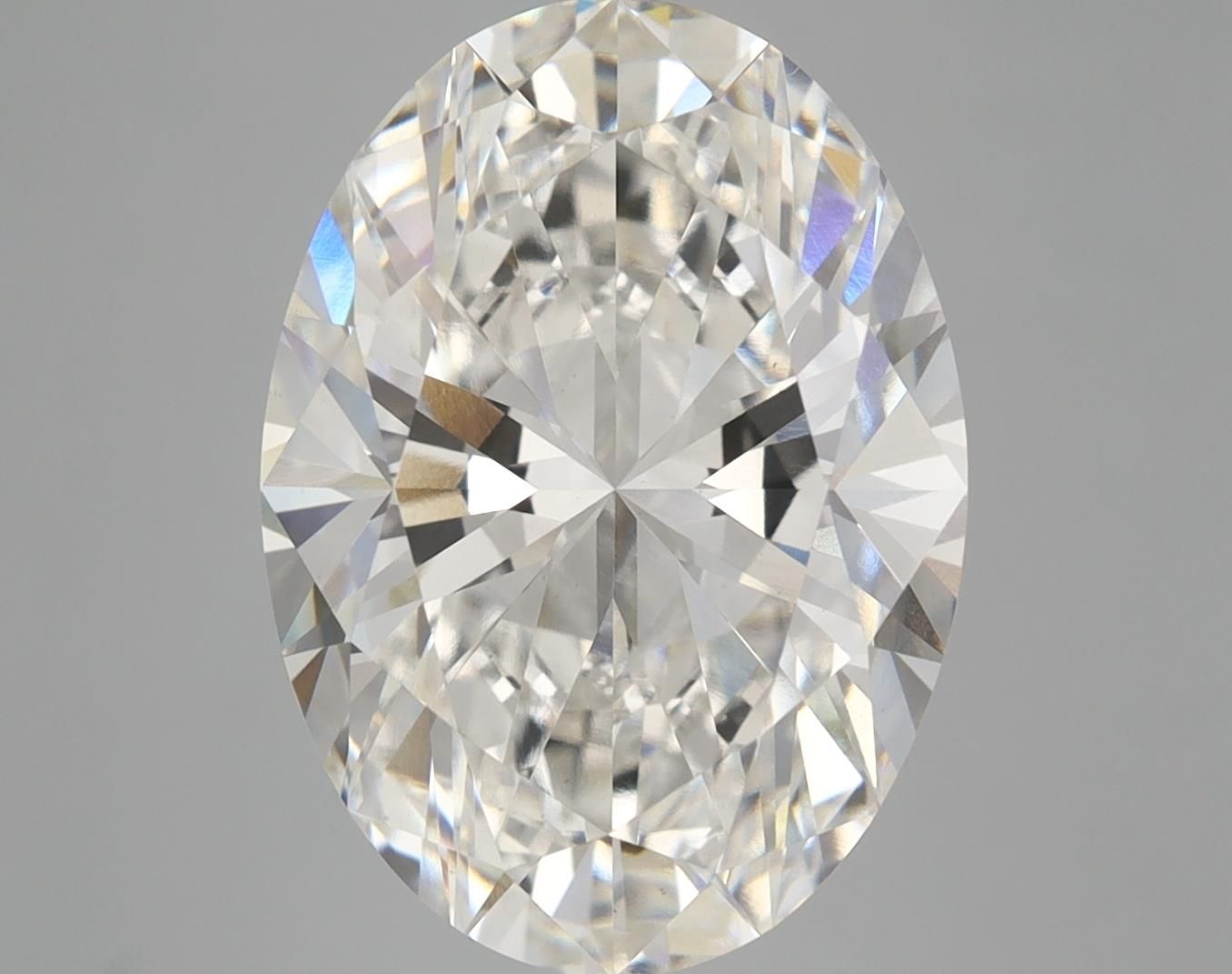 7.02 ct. oval Lab Grown Diamond front image