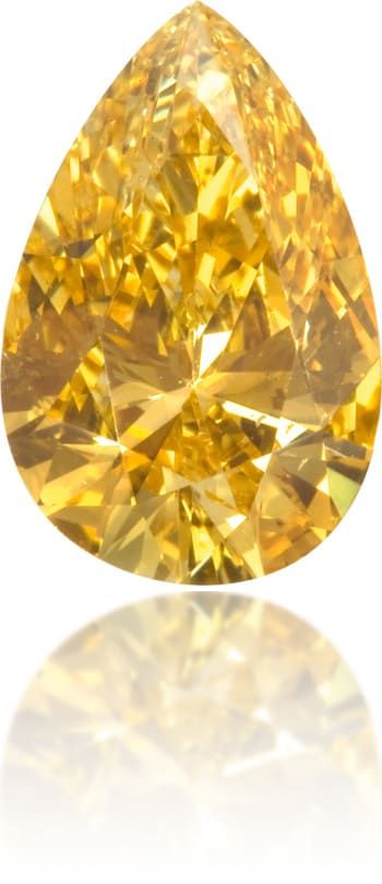 Diament 0.93 ct Fancy Intense Orangey Yellow/SI1