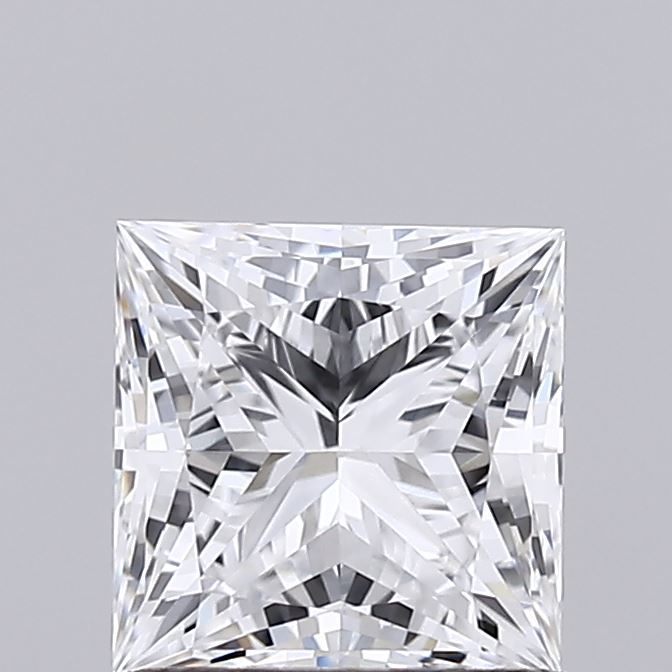 1 ct lab-grown Princess Diamond