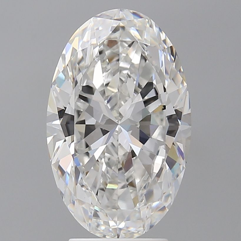 4.08 ct. oval Lab Grown Diamond front image