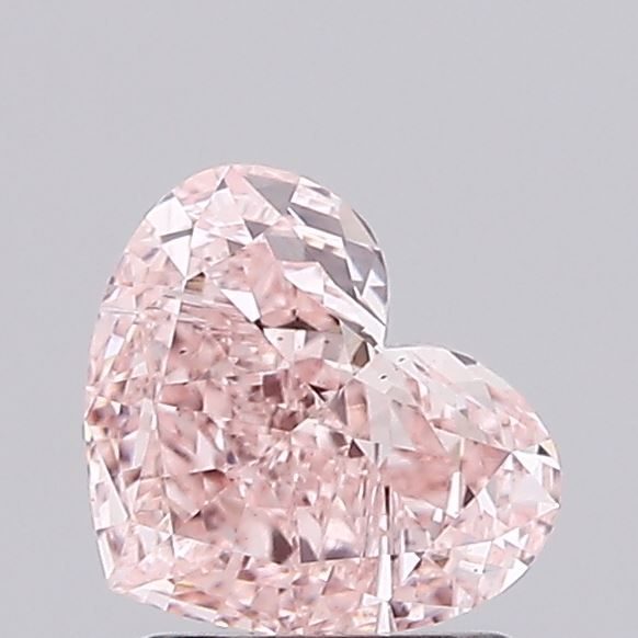1.33 CT Fancy Intense Pink HEART