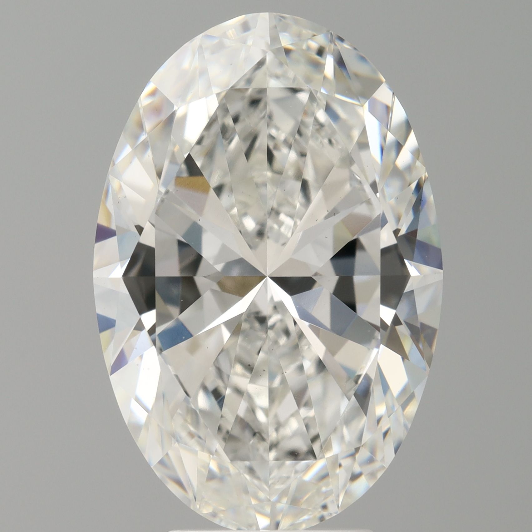 6.02 ct. oval Lab Grown Diamond front image