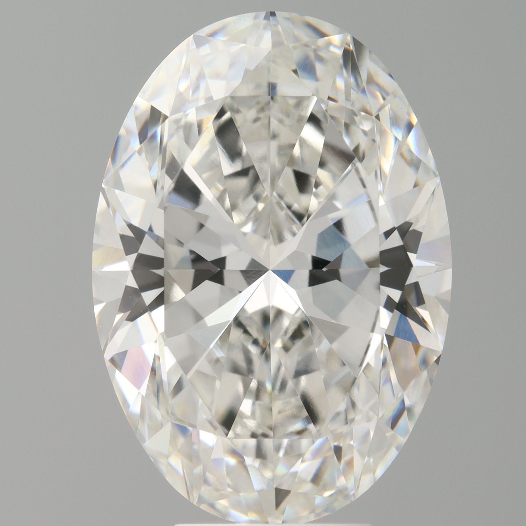 7.10 ct. oval Lab Grown Diamond front image