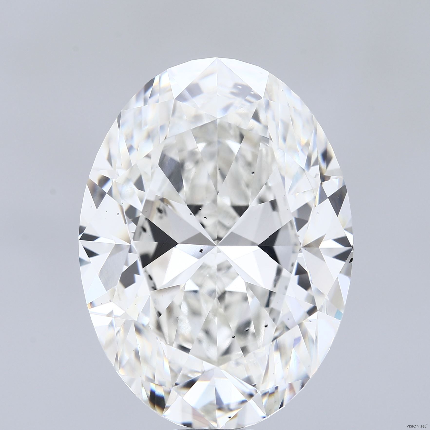 30.03 ct. oval Lab Grown Diamond front image