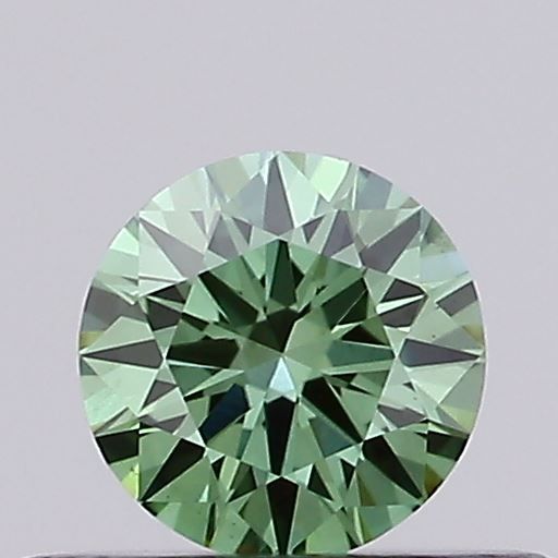 0.29 CT Fancy Vivid Green ROUND