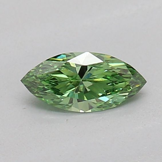 0.16 CT Fancy Vivid Green MARQUISE