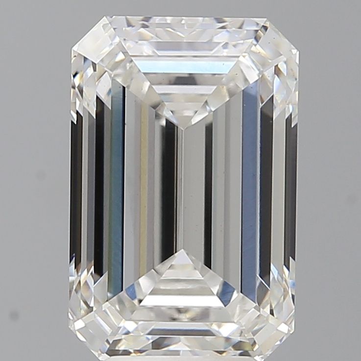5.56 ct. emerald Lab Grown Diamond front image