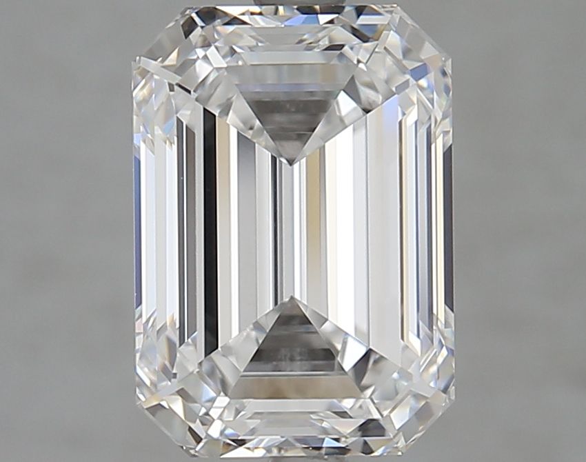 Diamant Émeraude 4.10 ct - Couleur D - Pureté VVS1