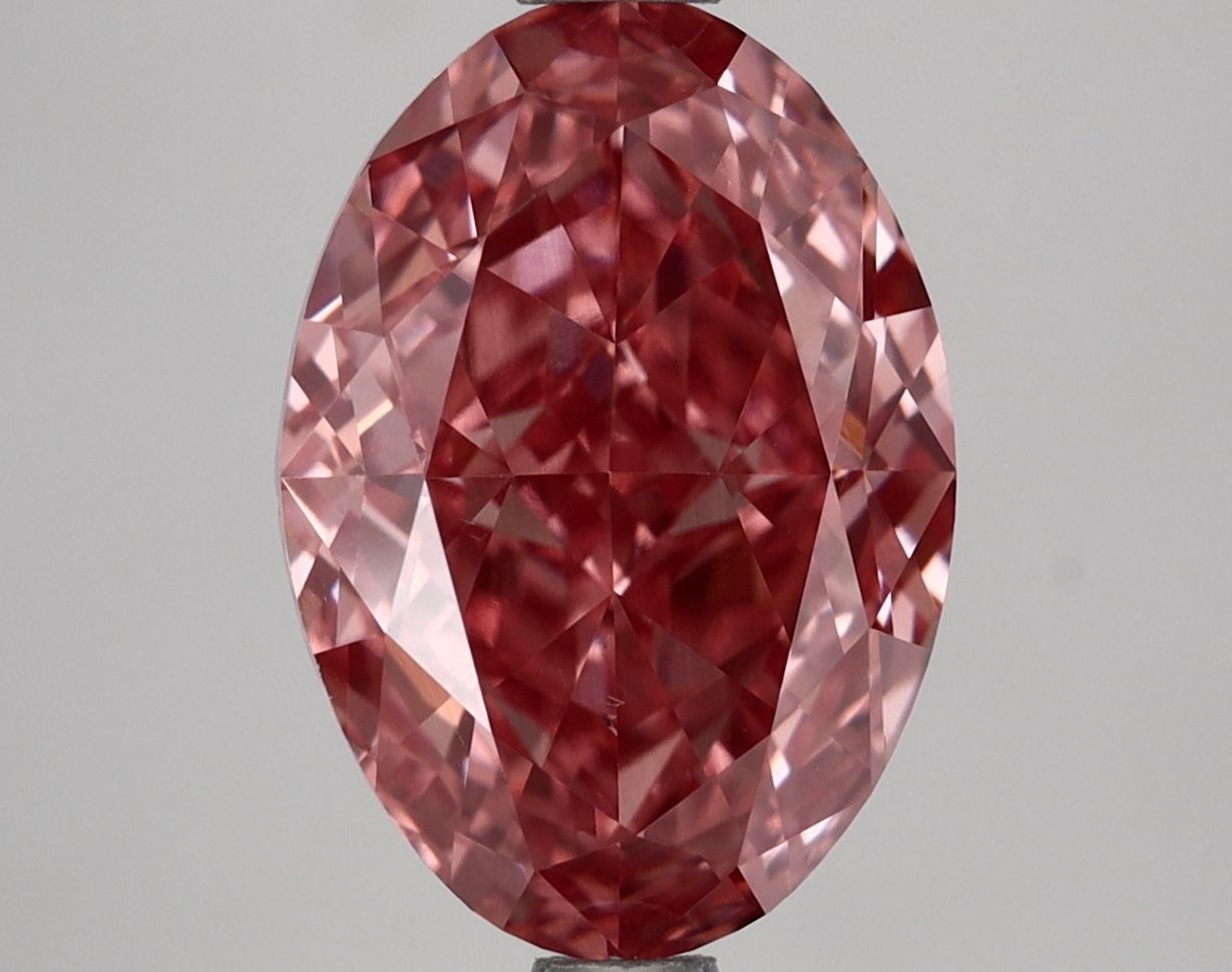 3.03 ct. oval Lab Grown Diamond front image