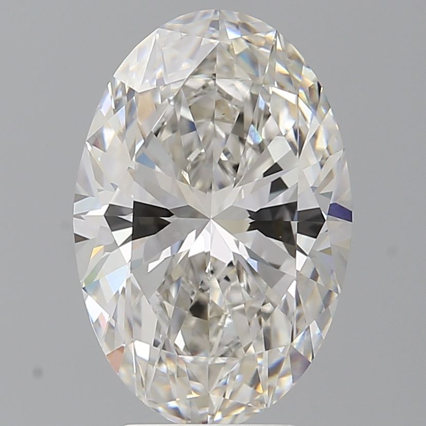 5.09 ct. oval Lab Grown Diamond front image