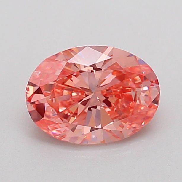 0.98 CT Fancy Vivid Pink OVAL