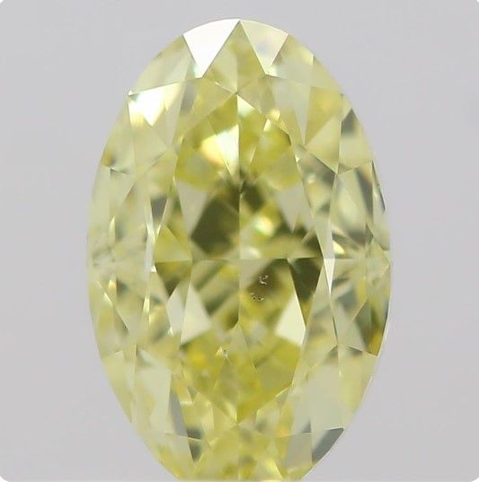 Diament 0.5 ct Fancy Intense Yellow/SI1