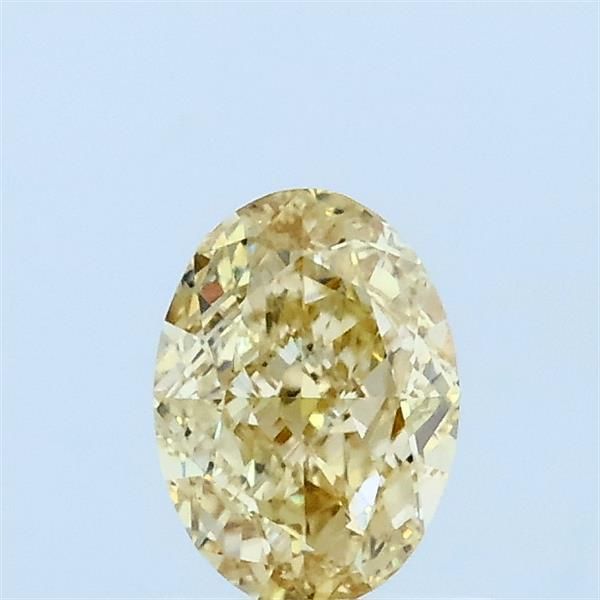 0.58 CT Fancy Intense Yellow OVAL