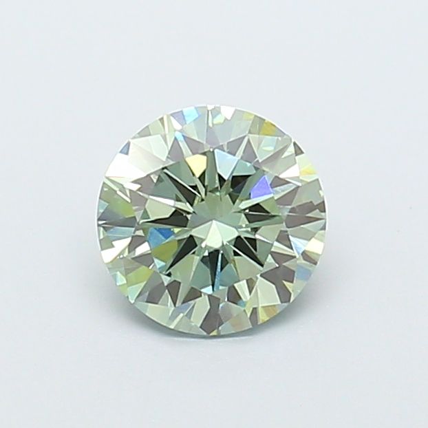 1.08 CT Fancy Vivid Green ROUND