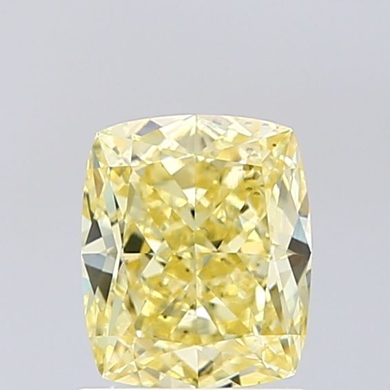 1.53 CT Fancy Yellow CUSHION MODIFIED