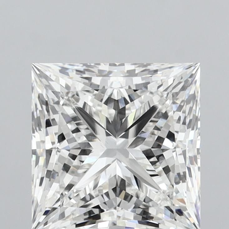 4.04 ct. princess Lab Grown Diamond front image