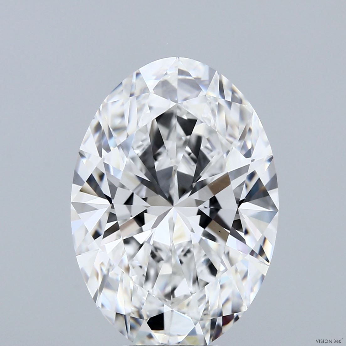 6.08 ct. oval Lab Grown Diamond front image