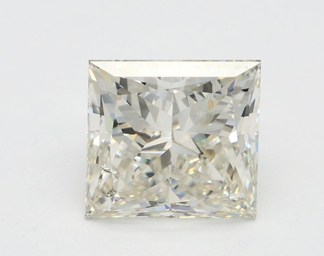 2.10 ct. princess Lab Grown Diamond front image