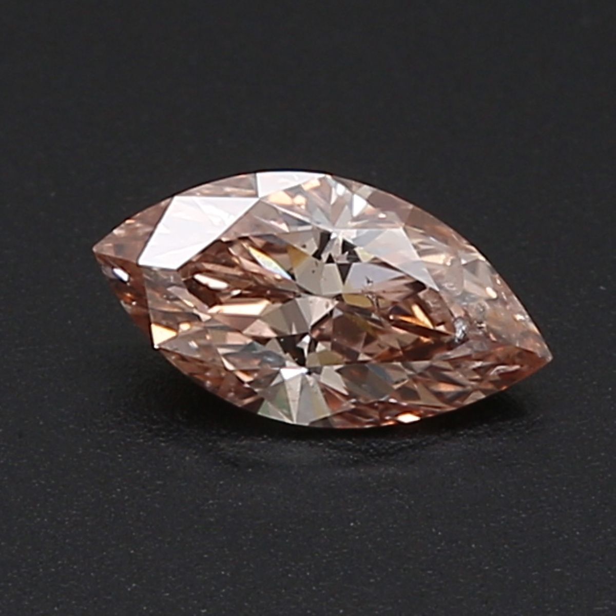 Diament 0.51 ct Brown Pink/I1