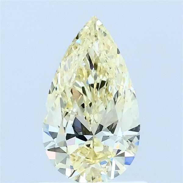 0.66 CT Fancy Light Yellow PEAR
