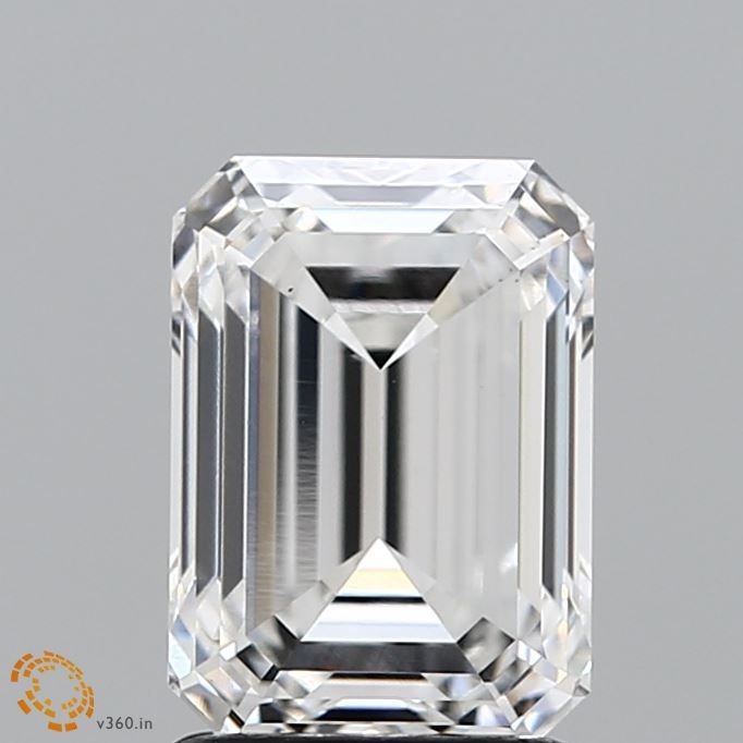 2.10 ct. emerald Lab Grown Diamond front image