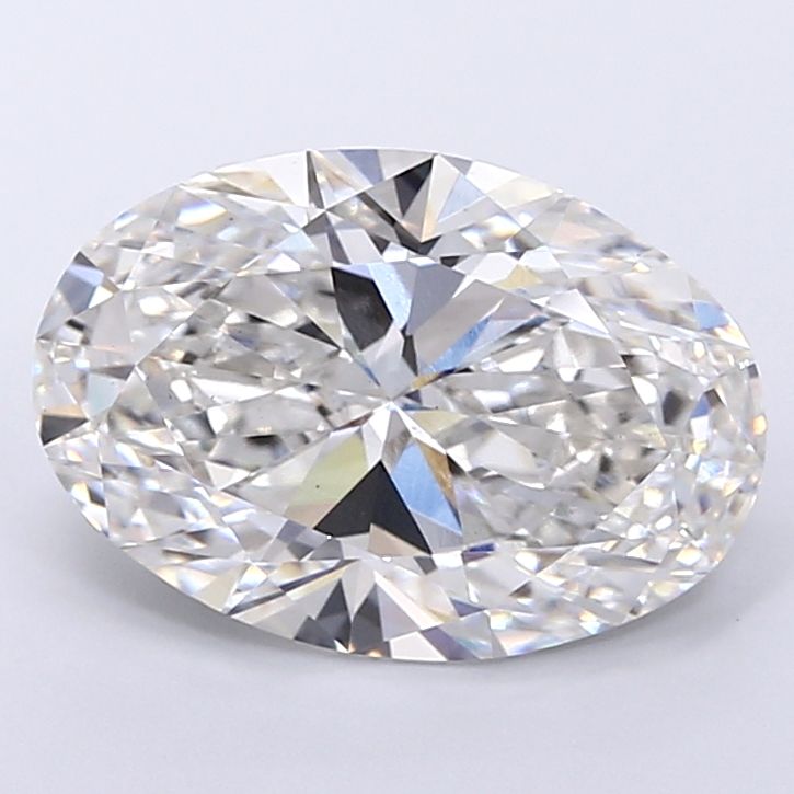 6.08 ct. oval Lab Grown Diamond front image
