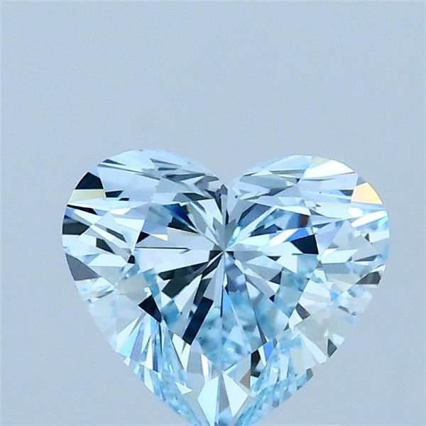 1.05 CT Fancy Intense Blue HEART