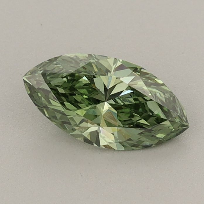 0.57 CT Fancy Vivid Green MARQUISE